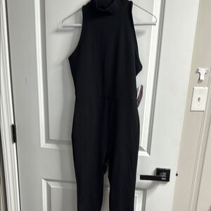 Black Sleeveless Jumpsuit